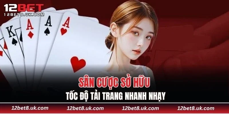 Sân cược sở hữu tốc độ tải trang nhanh nhạy