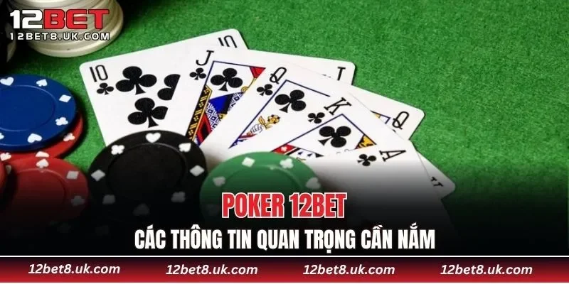 Các thông tin quan trọng khi chơi poker trực tuyến